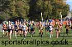 Girls under-13s 2022 Northern Cross Country Relays, Graves Park, Sheffield. Photo: David T. Hewitson/Sports for All Pics